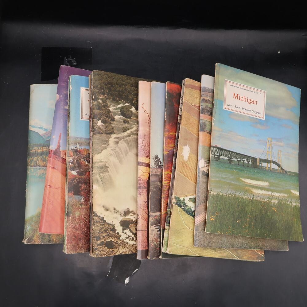 American Geographical Society Know Your America Program Booklet Set of 16 1960s